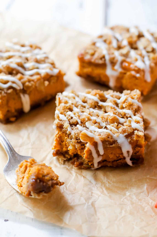 Streusel Pumpkin bars 9x9 pan